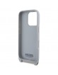 BMW iPhone 16 Pro Case M Carbon Stripe Strap Grey