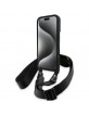 BMW iPhone 16 Plus Case M Carbon Stripe Strap Black