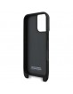 BMW iPhone 16 Plus Case M Carbon Stripe Strap Black