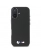 BMW iPhone 16 Hülle Case Carbon Wrapped Metal Schwarz