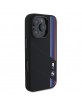 BMW iPhone 16 Pro Hülle Case MagSafe Silikon M Cut Tricolor Schwarz