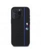 BMW iPhone 16 Pro Hülle Case MagSafe Hexagon Blue Line Schwarz