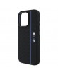 BMW iPhone 16 Pro Hülle Case MagSafe Hexagon Blue Line Schwarz