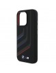 BMW iPhone 16 Pro Case MagSafe Silicone M Turning Lines Black