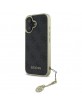 Guess iPhone 16 Plus Hülle Case Cover 4G Charms Schwarz