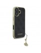 Guess iPhone 16 Plus Hülle Case Cover 4G Charms Schwarz