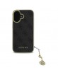 Guess iPhone 16 Case Cover 4G Charms Black