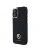 Guess iPhone 16 Case Silicone 4G Rhinestone Diamond Black