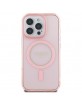 Guess iPhone 16 Pro Case MagSafe IML Glitter Circle Pink