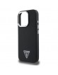 Guess iPhone 16 Pro Max Case MagSafe Grained Triangle Black