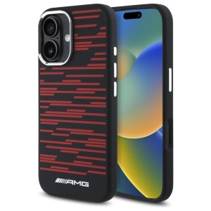 AMG Mercedes iPhone 16 Hülle Case MagSafe Graphics Schwarz