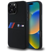 BMW iPhone 16 Pro Max Hülle Case MagSafe Middle Stripe Schwarz