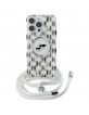 Karl Lagerfeld iPhone 16 Pro Case Magsafe Cord Strap Transparent