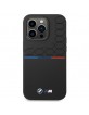 BMW iPhone 15 Pro Max Hülle Case Silikon Pattern Schwarz