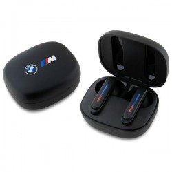 BMW Bluetooth Kopfhörer TWS + Dockingstation Printed Logos Schwarz