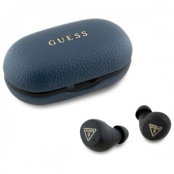 Guess Bluetooth In-Ear Headphones Grained Classic Logo Blue