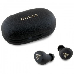 Guess Bluetooth In-Ear Headphones Grained Classic Logo Black