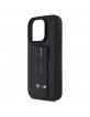 BMW iPhone 16 Pro Max Case Cover Grip Stand Carbon M Black