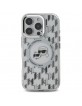 Karl Lagerfeld iPhone 16 Pro Case MagSafe Head Silver