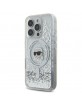 Karl Lagerfeld iPhone 16 Pro Case MagSafe Karl Head Silver