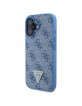 Guess iPhone 16 Hülle Case Cover 4G Strass MagSafe Blau