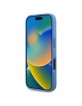 Guess iPhone 16 Hülle Case Cover 4G Strass MagSafe Blau