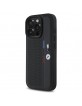 BMW iPhone 16 Pro Max Case M Perforated Tricolor Black