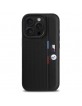 BMW iPhone 16 Pro Max Case M Perforated Tricolor Black