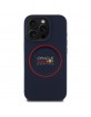 Red Bull iPhone 15 Pro Case MagSafe Red Ring Silicone Blue