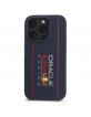 Red Bull iPhone 15 Pro Case MagSafe Silicone Vertical Logo Blue