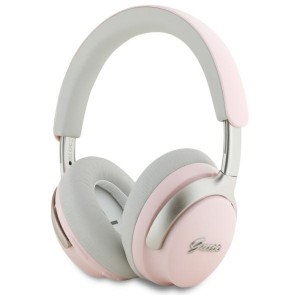 Guess Bluetooth Over-Ear ANC ENC Script Pink Headphones