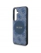 Guess Samsung S25+ Plus Hülle Case MagSafe 4G Classic Blau