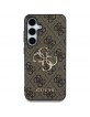 Guess Samsung S25+ Plus Hülle Case Big 4G Logo Braun