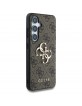 Guess Samsung S25+ Plus Hülle Case Big 4G Logo Braun