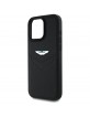 Aston Martin iPhone 16 Pro Max Hülle Case Echtleder Victory Schwarz
