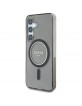 Guess Samsung S25 Case MagSafe Glitter Circle Black