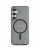 Guess Samsung S25 Case MagSafe Glitter Circle Black