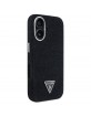 Guess iPhone 16 Case MagSafe Denim Triangle Logo Black