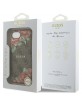 Guess iPhone 16e 4G Flowers Print MagSafe Hülle Case Braun