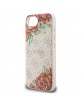 Guess iPhone 16e 4G Flowers Print MagSafe Hülle Case Rosa