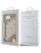 Guess iPhone 16e 4G Flowers Print MagSafe Hülle Case Rosa