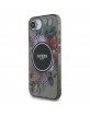 Guess iPhone 16e Flowers MagSafe Hülle Case Schwarz