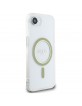 Guess iPhone 16e Glitter Circle MagSafe Hülle Case Transparent