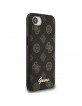 Guess iPhone 16e Peony Script Logo MagSafe Case Black