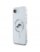 Karl Lagerfeld iPhone 16e Case Karl + Choupette MagSafe White