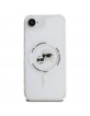 Karl Lagerfeld iPhone 16e Case Karl + Choupette MagSafe White