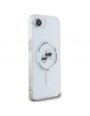 Karl Lagerfeld iPhone 16e Case Karl + Choupette MagSafe White