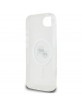 Karl Lagerfeld iPhone 16e Case Karl + Choupette MagSafe White