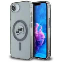 Karl Lagerfeld iPhone 16e Case Karl + Choupette MagSafe Black