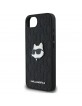 Karl Lagerfeld iPhone 16e Case Choupette Head Pin Black